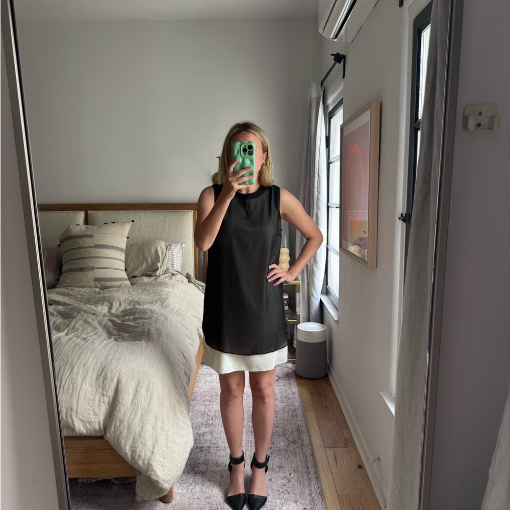 Topshop Black/white dress
